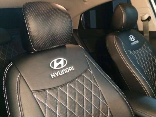 Авточехлы на Hyundai Solaris 2