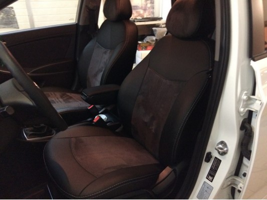 Авточехлы на Hyundai Solaris