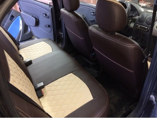 Авточехлы на Renault Logan