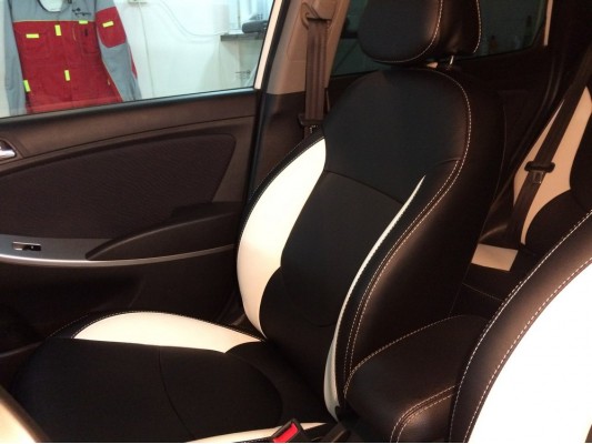 Каркасные авточехлы на Hyundai Solaris