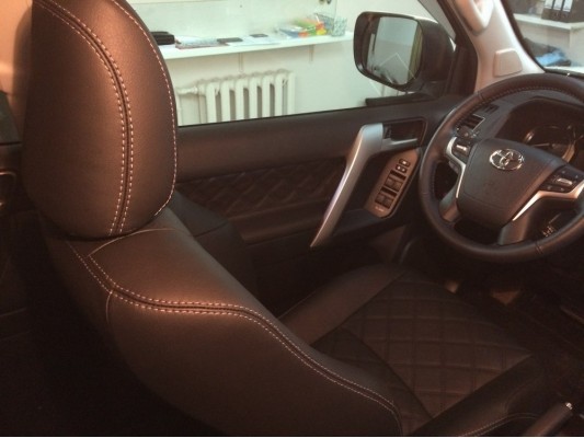 Каркасные авточехлы на Toyota Land Cruiser Prado 150 2 поколения